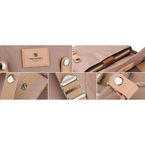 Didelė kuprinė moterims Peterson, smėlio K59