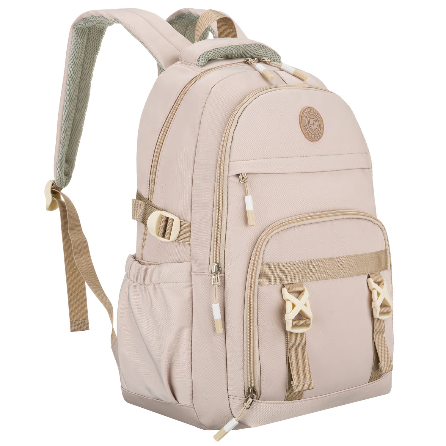 Vidutinė kuprinė unisex Peterson, smėlio N520