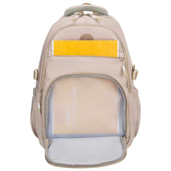 Vidutinė kuprinė unisex Peterson, smėlio N520