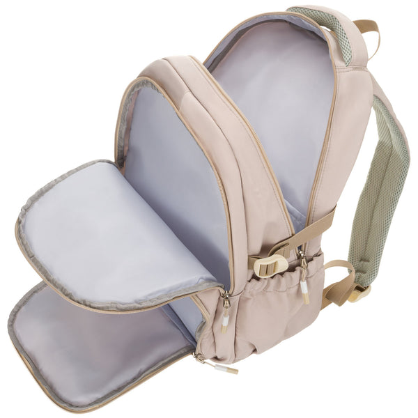 Vidutinė kuprinė unisex Peterson, smėlio N520