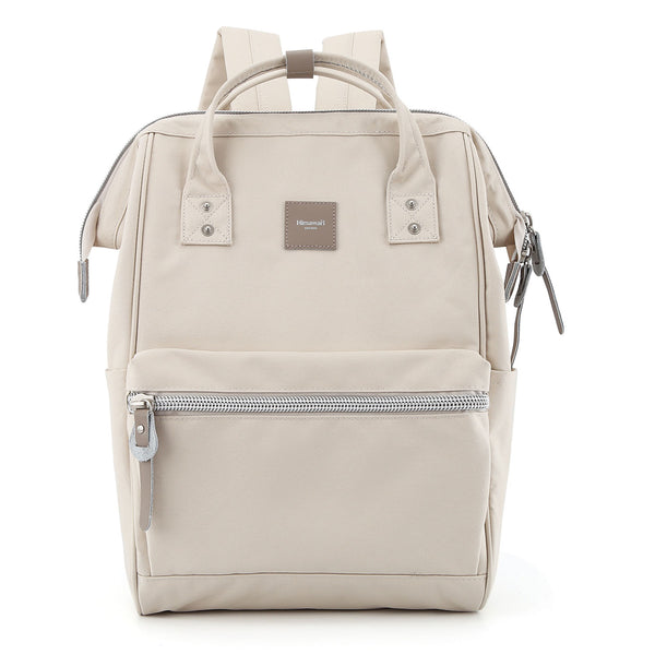 Miesto kuprinė su USB jungtimi Himawari, smėlio spalvos