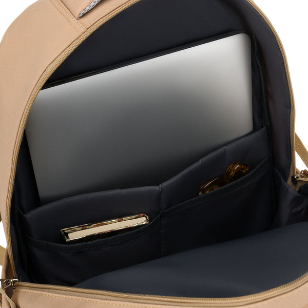 Vidutinė kuprinė unisex Peterson, smėlio