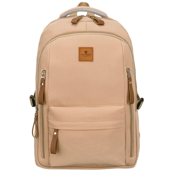 Vidutinė kuprinė unisex Peterson, smėlio