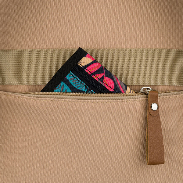 Vidutinė kuprinė unisex Peterson, smėlio