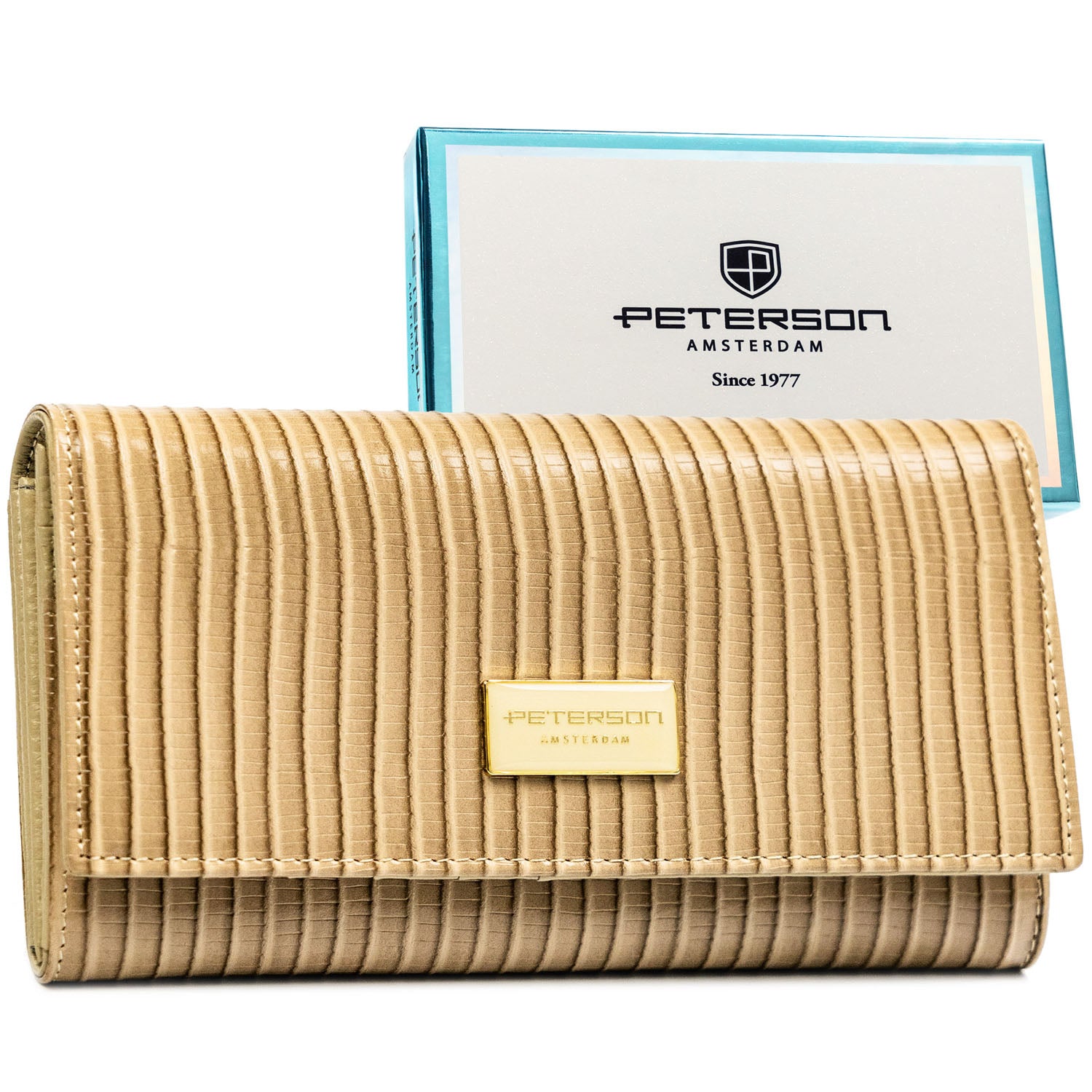 Piniginė moterims Peterson, smėlio 2357