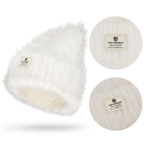 Žieminė kepurė moterims Peterson, balta S30