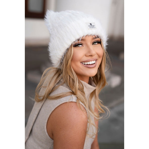 Žieminė kepurė moterims Peterson, balta S30