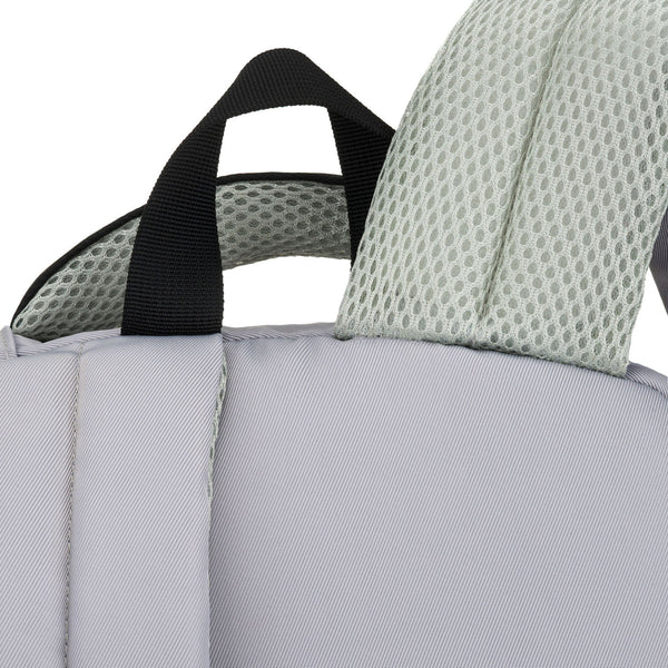 Vidutinė kuprinė unisex Peterson, balta ir juoda