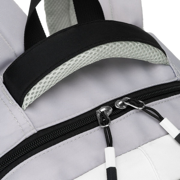 Vidutinė kuprinė unisex Peterson, balta ir juoda