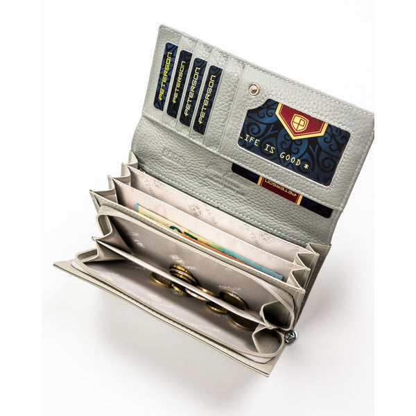 Didelė piniginė moterims Peterson, balta PT26