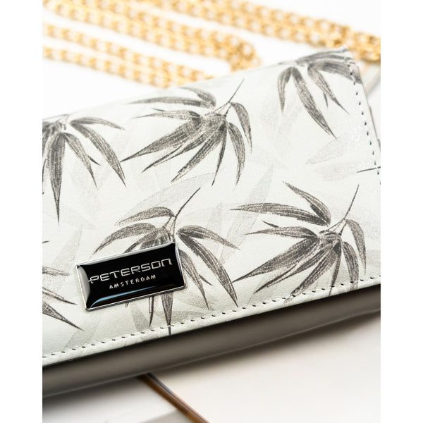 Didelė piniginė moterims Peterson, balta PT26