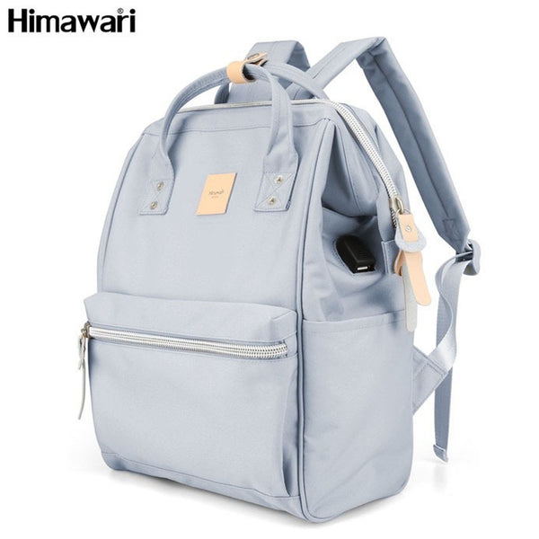 Mėlyna kuprinė su USB jungtimi Himawari N405