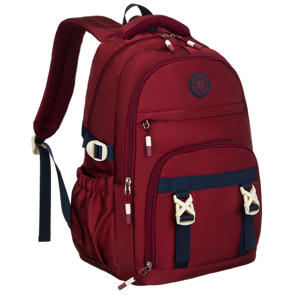 Vidutinė kuprinė unisex Peterson, bordo