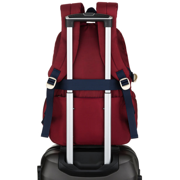 Vidutinė kuprinė unisex Peterson, bordo