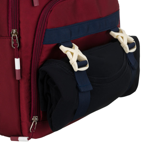 Vidutinė kuprinė unisex Peterson, bordo