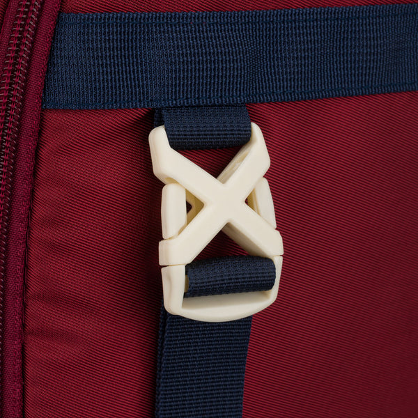 Vidutinė kuprinė unisex Peterson, bordo