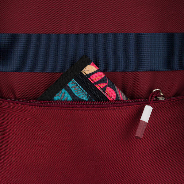 Vidutinė kuprinė unisex Peterson, bordo