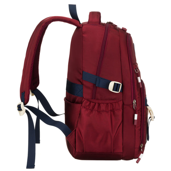 Vidutinė kuprinė unisex Peterson, bordo
