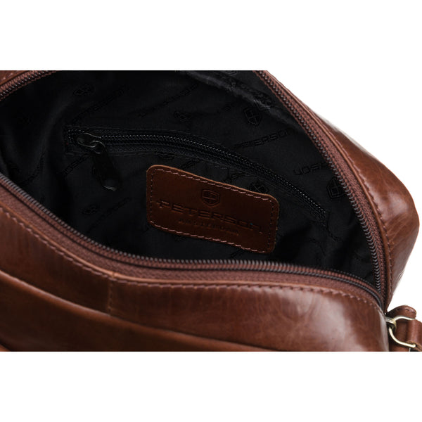 Rankinė vyrams Peterson, ruda R484
