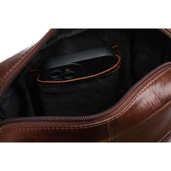 Rankinė vyrams Peterson, ruda R484
