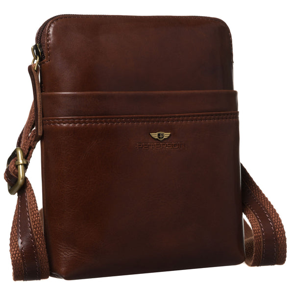 Vidutinė rankinė vyrams Peterson, ruda 6941