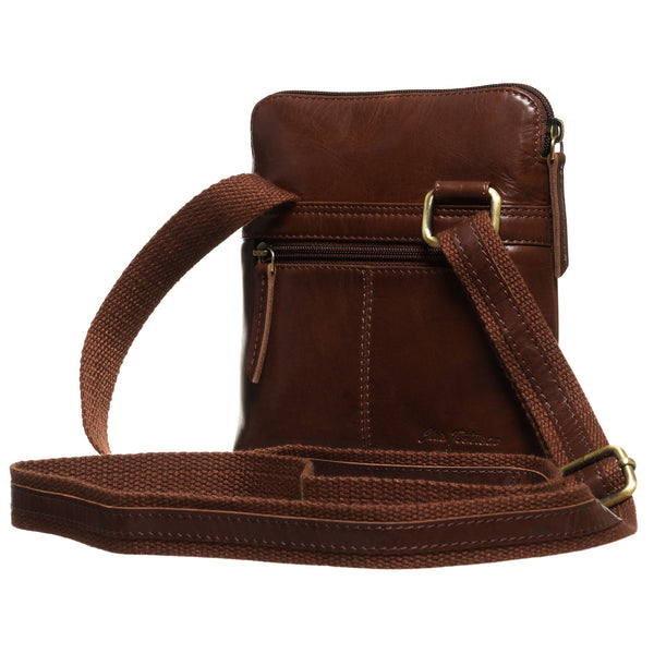 Vidutinė rankinė vyrams Peterson, ruda 6941