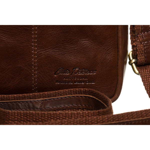 Maža rankinė vyrams Peterson, ruda 0406