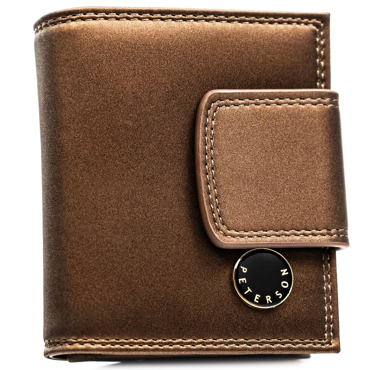 Vidutinė piniginė moterims Peterson, ruda PT95