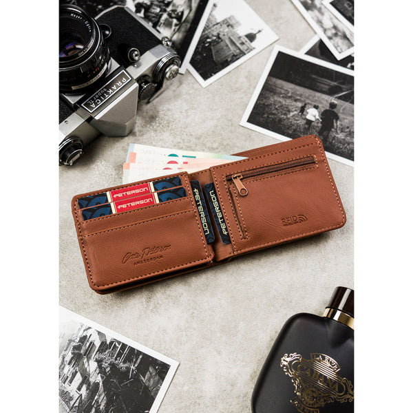 Piniginė vyrams Peterson, rudas N445