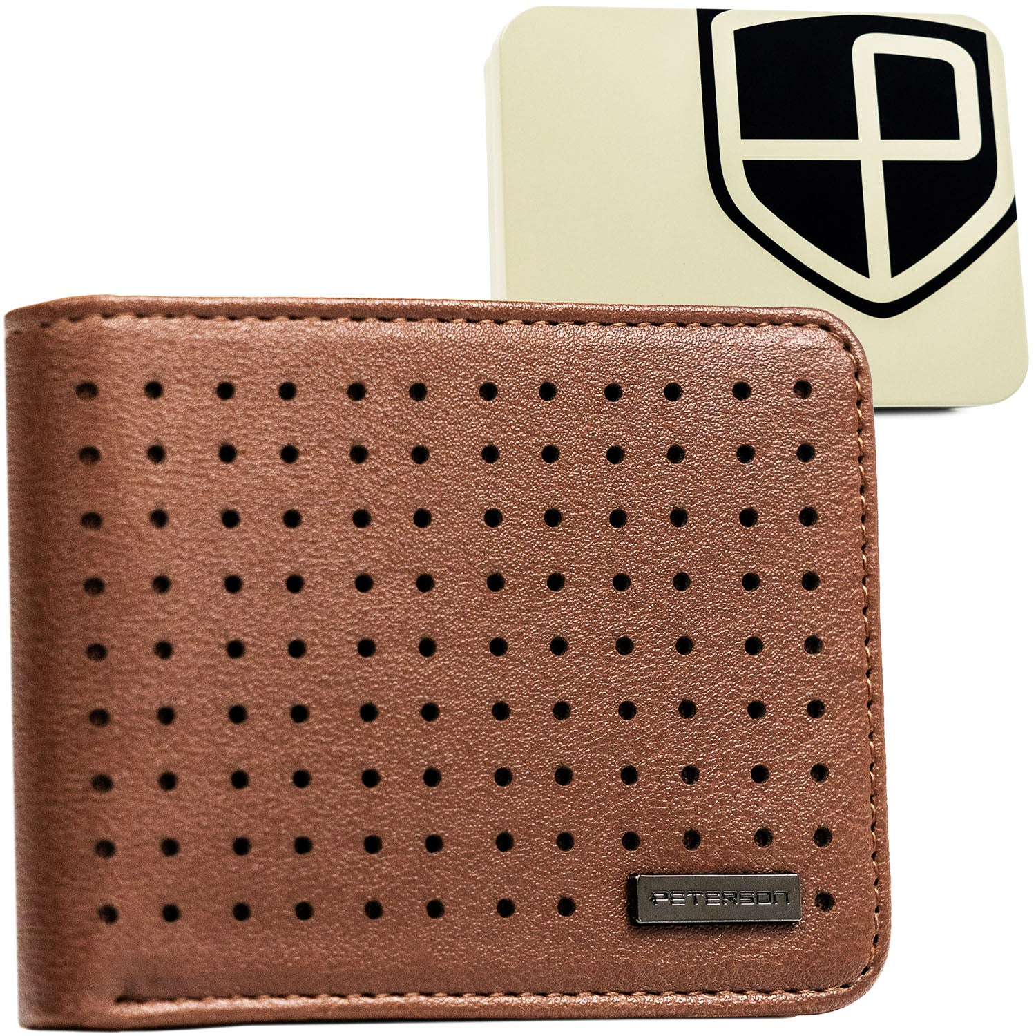 Piniginė vyrams Peterson, rudas N443