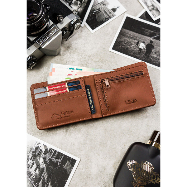 Piniginė vyrams Peterson, rudas N443