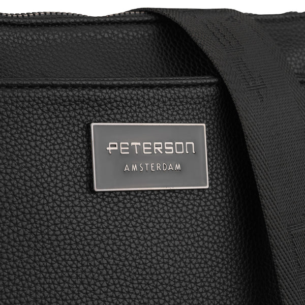 Juoda moteriška dirbtinės odos rankinė Peterson K83