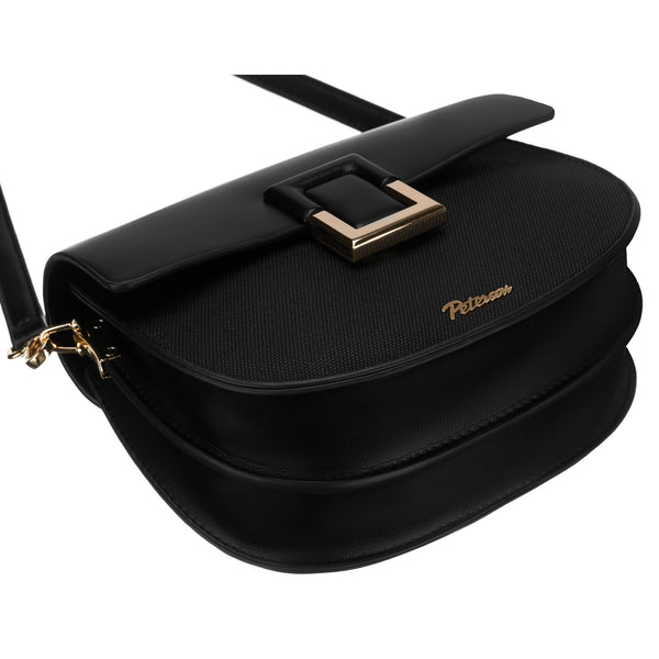 Maža rankinė moterims Peterson, juoda 1467
