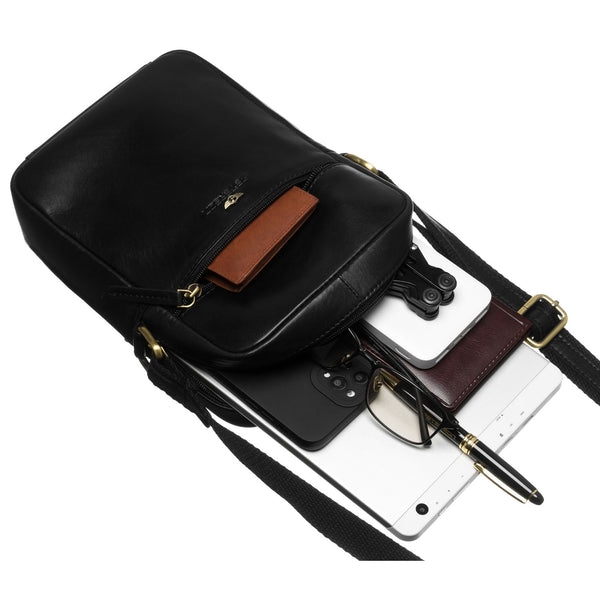 Rankinė vyrams Peterson, juoda R426