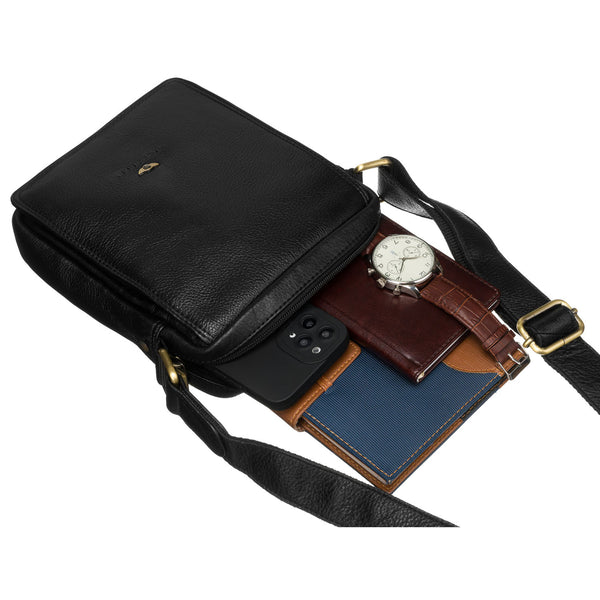 Rankinė vyrams Peterson, juoda R349