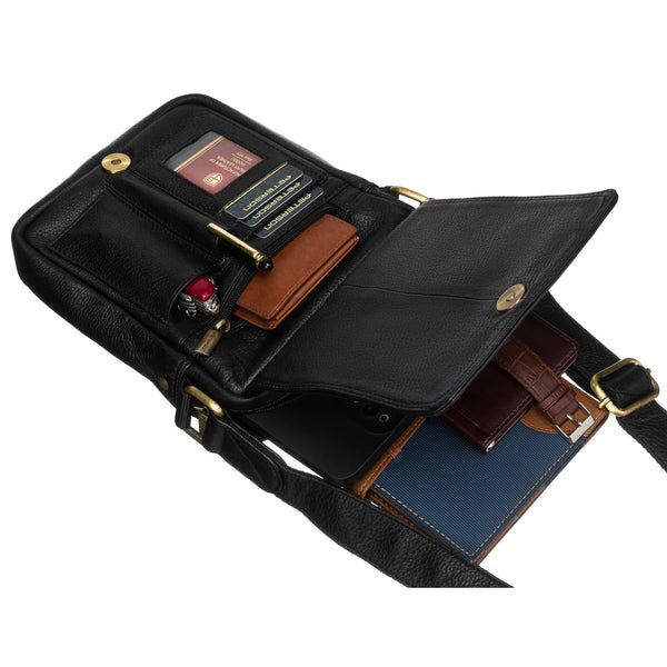 Rankinė vyrams Peterson, juoda R349