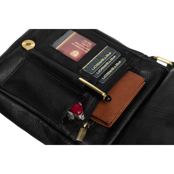 Rankinė vyrams Peterson, juoda R349