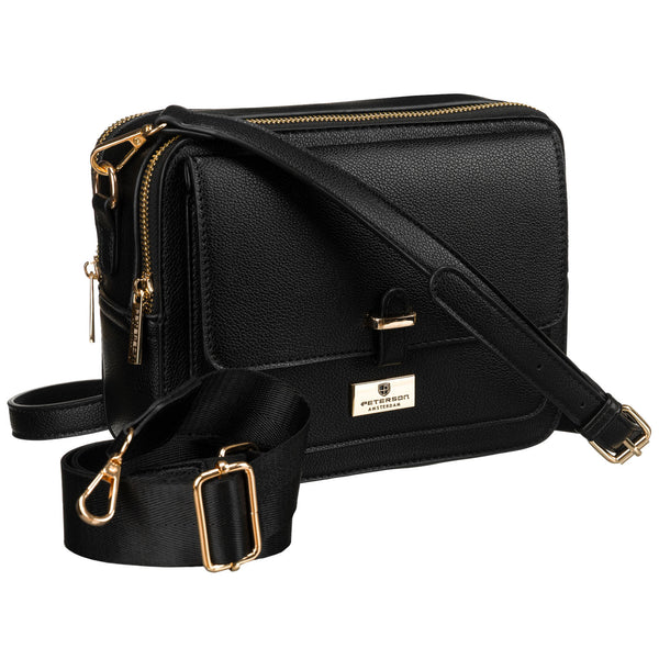 Vidutinė rankinė moterims Peterson, juoda