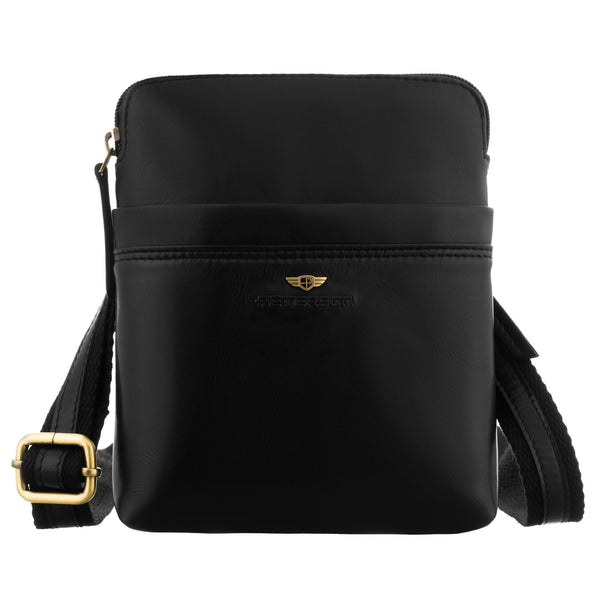 Vidutinė rankinė vyrams Peterson, juoda 6934