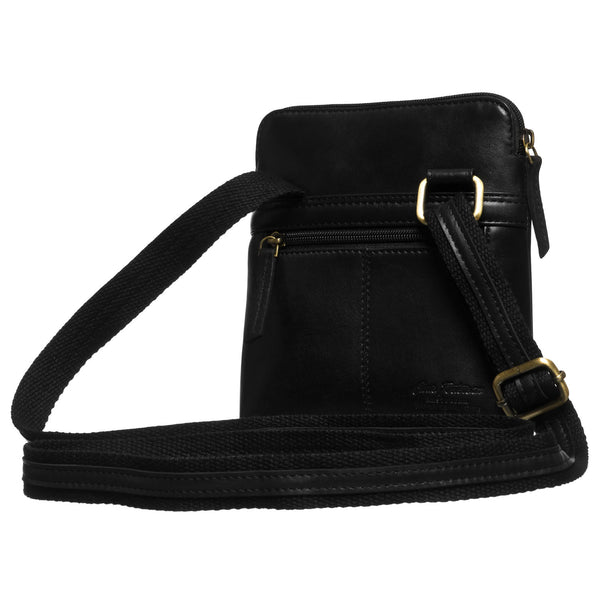 Vidutinė rankinė vyrams Peterson, juoda 6934