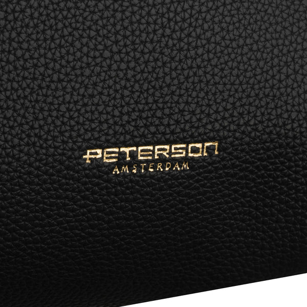 Didelė moteriška shopper rankinė Peterson, juoda AX37