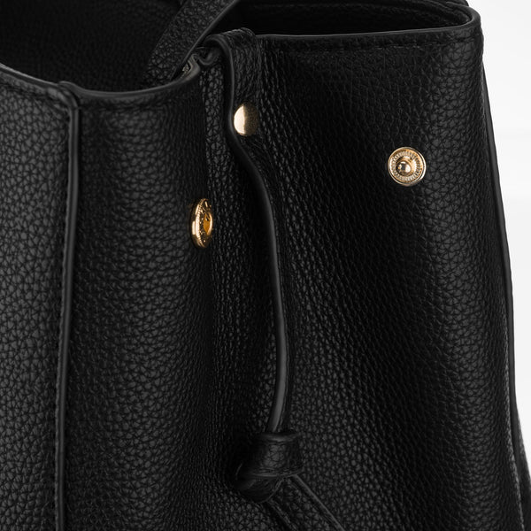 Didelė moteriška shopper rankinė Peterson, juoda AX37