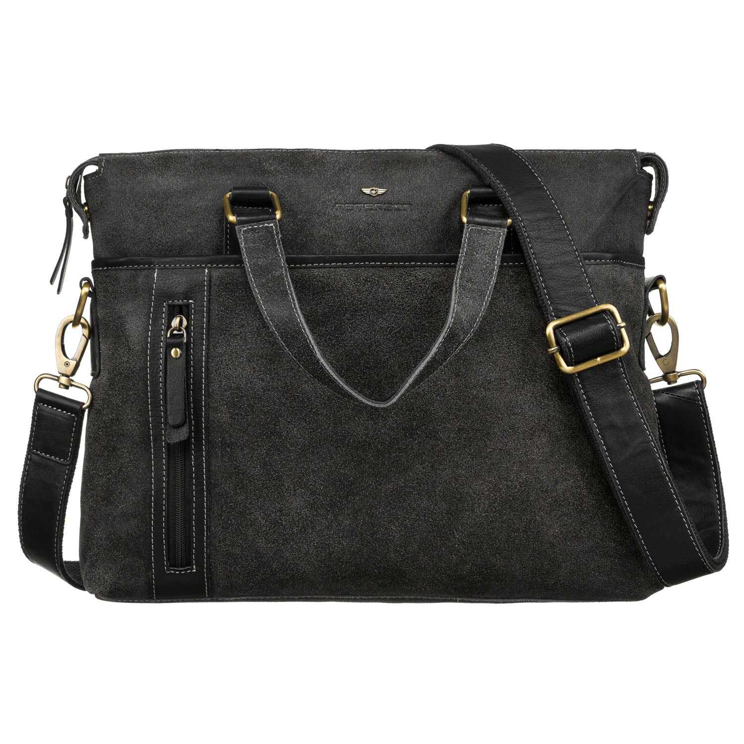 Didelė rankinė  Peterson, juoda R24