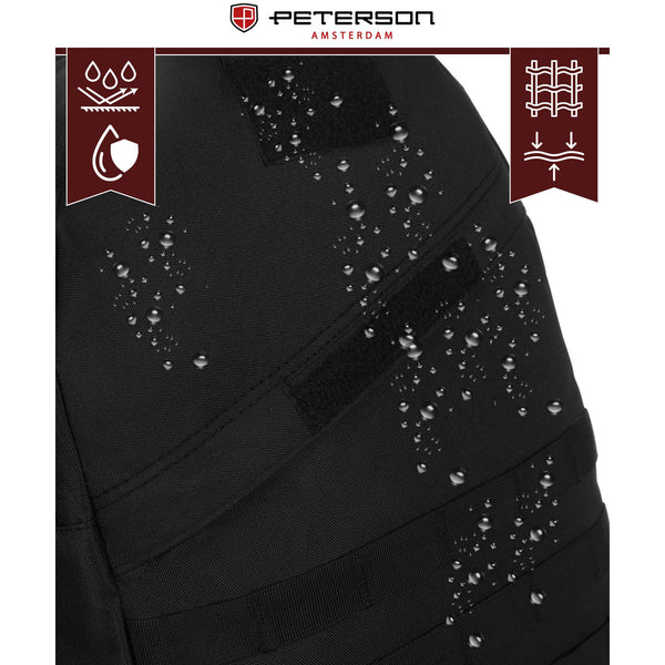 Kuprinė unisex Peterson, juoda K27
