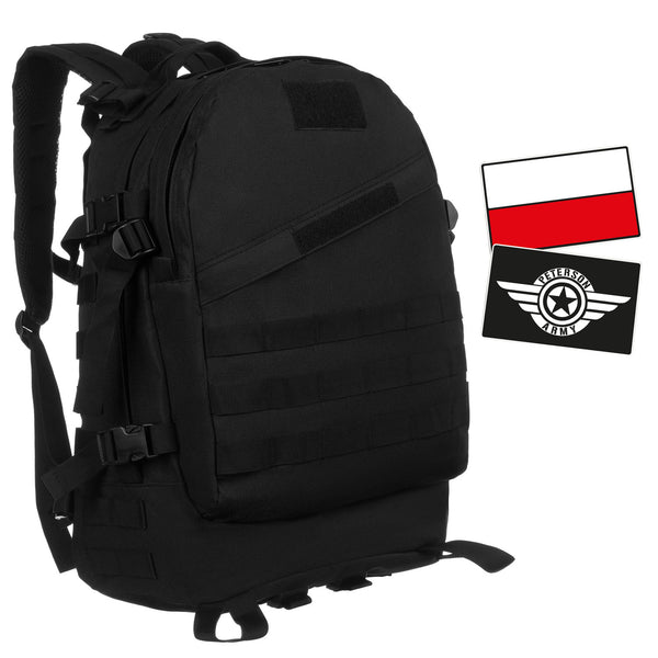 Kuprinė unisex Peterson, juoda K27