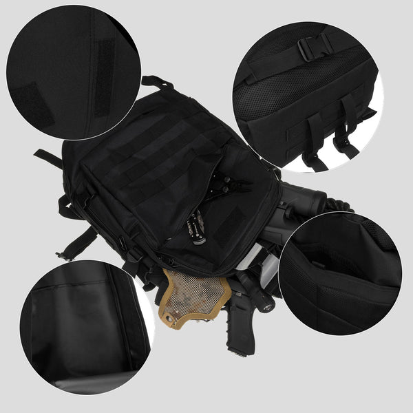 Kuprinė unisex Peterson, juoda K27