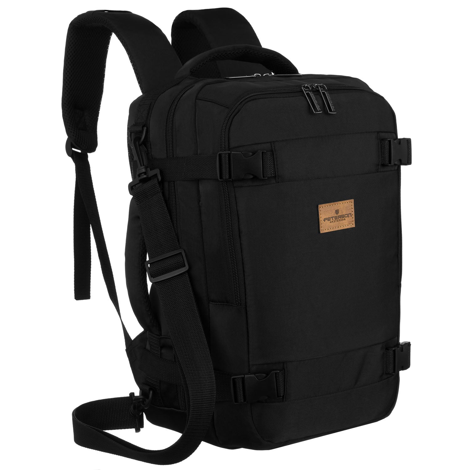 Kuprinė unisex Peterson, juoda K9