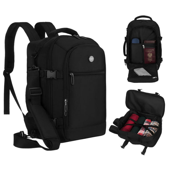 Kuprinė unisex Peterson, juoda K48