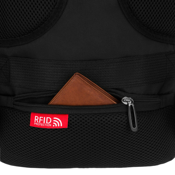 Kuprinė unisex Peterson, juoda K48