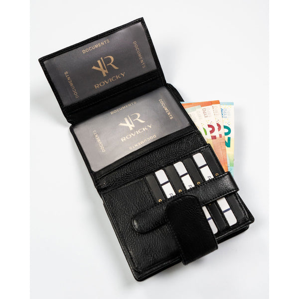 Piniginė moterims Rovicky, juoda N459